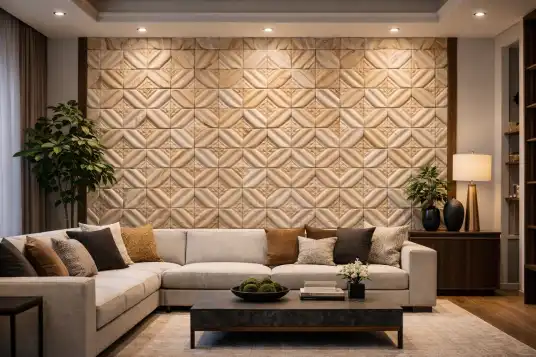 Natural stone wall carving and cladding Exporters in India